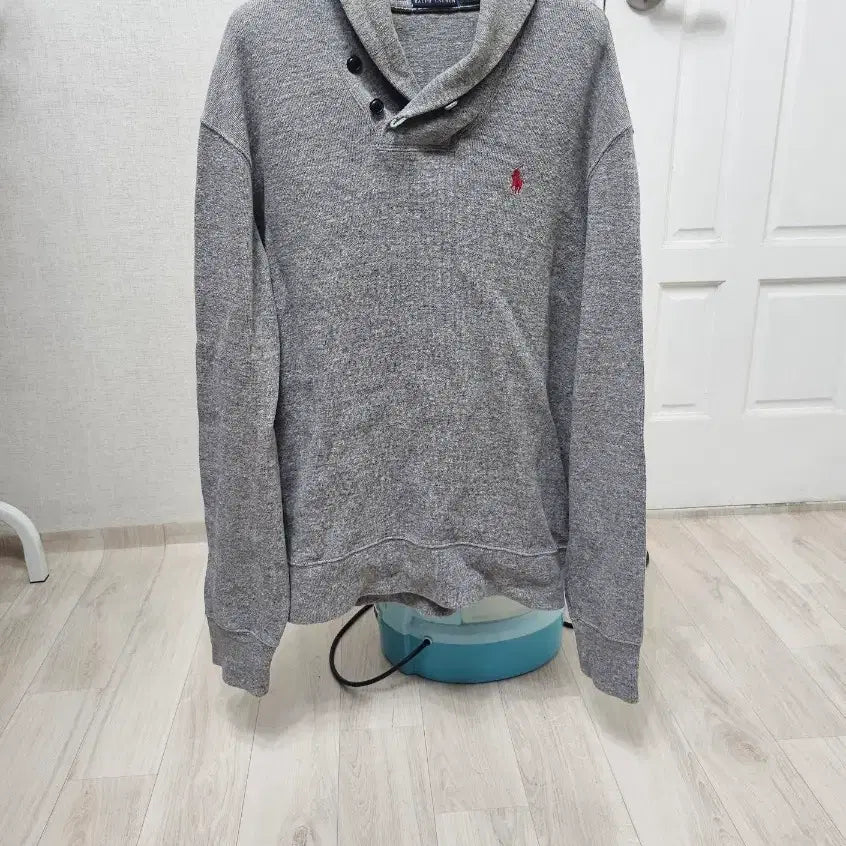 [BUNJANG] Ralph Lauren Polo Grey Shawl Collar Knit / (100~110)L 초대장급 랄프로렌폴로 [그레이] 숄카라니트