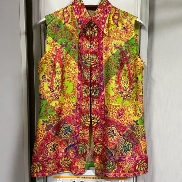 [BUNJANG] Versace Silk Setup Suit / 베르사체 셋업