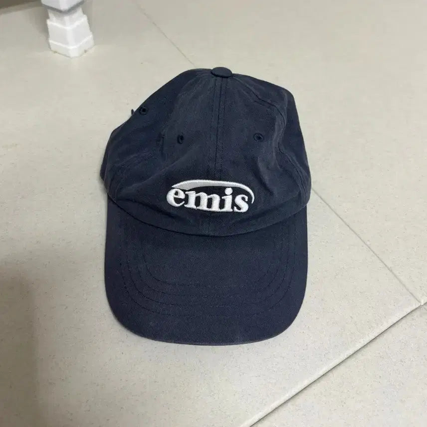 [BUNJANG] Emis Navy Logo Baseball Cap (One Size) / emis 볼캡 네이비