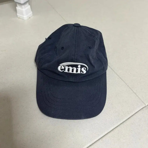 [BUNJANG] Emis Navy Logo Baseball Cap (One Size) / emis 볼캡 네이비