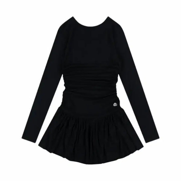 [BUNJANG] Koiseo Draping Dress Black / 코이세이오 드레이핑 드레스 블랙