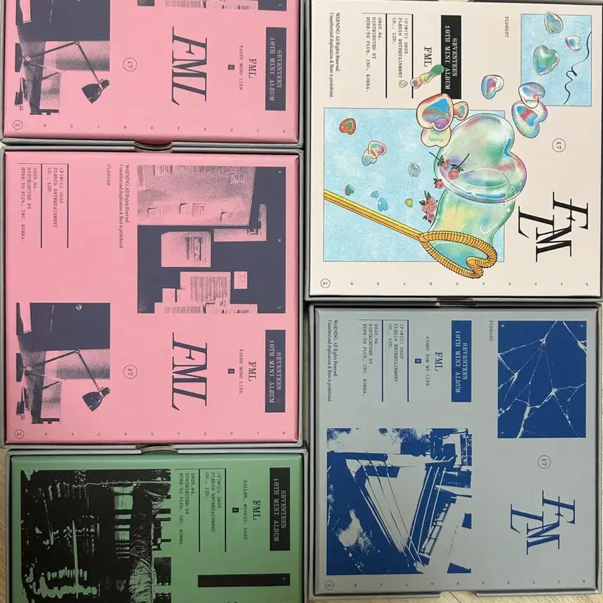 [BUNJANG] SEVENTEEN 10th Mini Album FML Album Set / 세븐틴 SEVENTEEN 10th Mini Album FML 앨범 세트