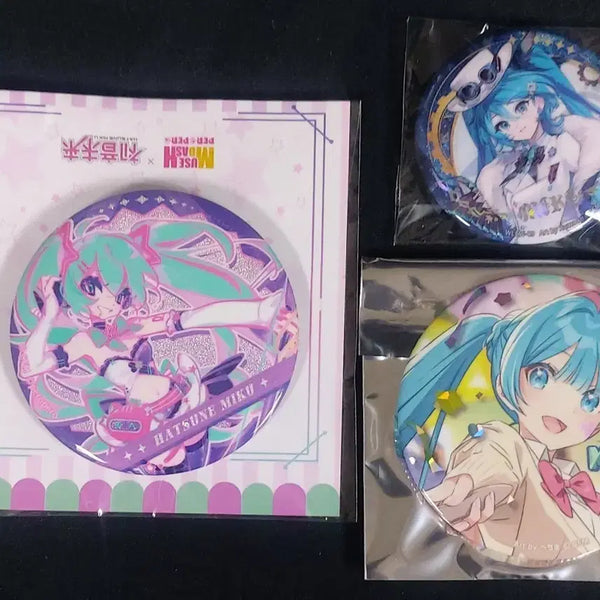 [BUNJANG] Vocaloid Hatsune Miku Can Badge Set MIKU WITH YOU / 보컬로이드 하츠네 미쿠 캔뱃지 세트 뮤즈대쉬 MIKU WITH YOU