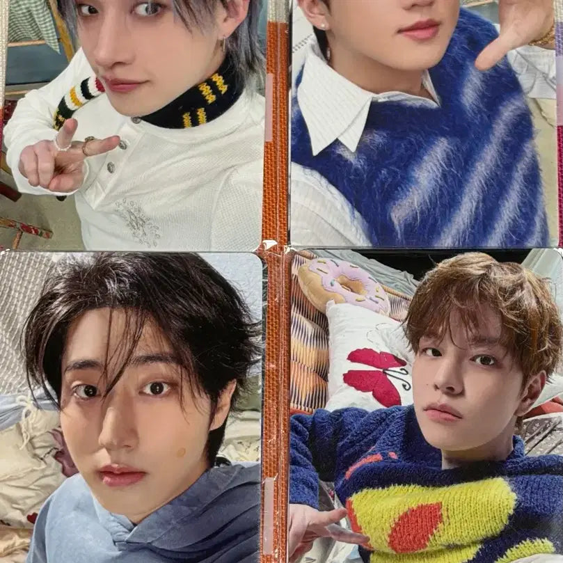 [BUNJANG] Stray Kids Fan Meeting MD Photocard Bundle Set (Sealed) / 스키즈 팬미 온라인 엠디 포카 일괄  미개봉