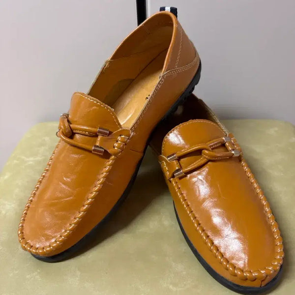 [BUNJANG] Men's Camel Loafers Size 270mm / 남성 로퍼 카멜색 270mm