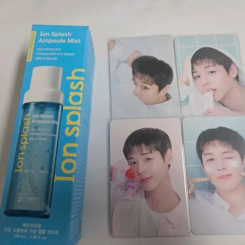 [BUNJANG] Park Jihoon MakePrem 2nd Photocard Bundle Set + Mist / 박지훈 메이크프렘 2차 포카 드볼 + 미스트본품1개