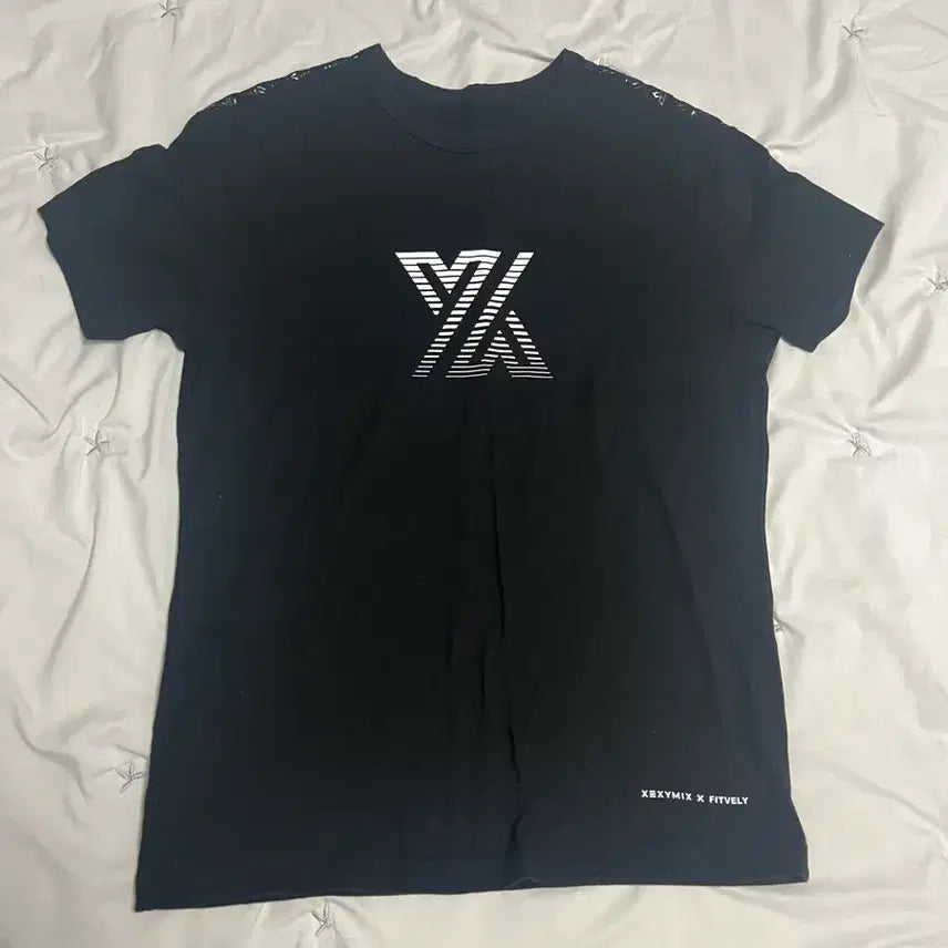 [BUNJANG] XEXYMIX Short Sleeve T-Shirt Black (Muscle Fit) / 젝시믹스 반팔 블랙
