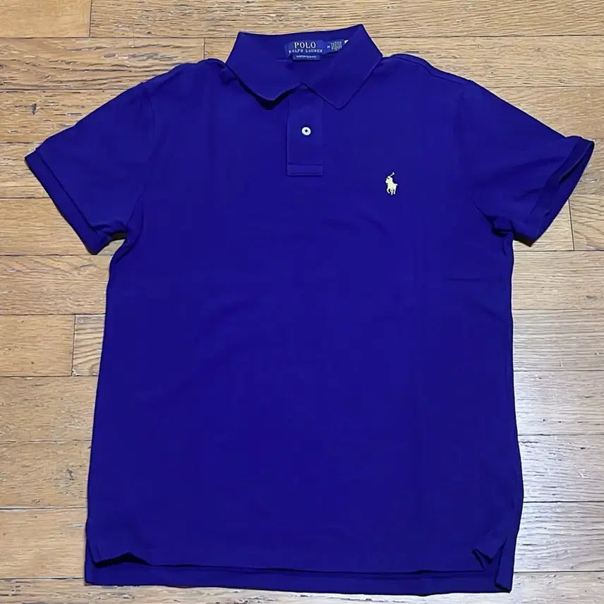 [BUNJANG] Polo Ralph Lauren Carati Royal Blue T-Shirt Size M / 폴로랄프로렌 카라티 로얄블루 M사이즈 커스텀핏
