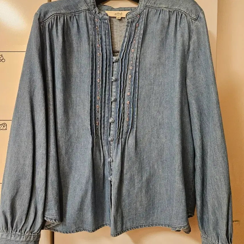 [BUNJANG] Atelier Vanessa Bruno Denim Shirt Size 38 / 아떼 바네사브루노 데님 셔츠 38