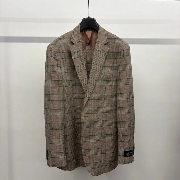 [BUNJANG] Brooks Brothers Men's Linen Blend Blazer Jacket (Unused Sample) / (미사용,100-103) 남성용 브룩스브라더스 린넨 혼방 블레이저 자켓