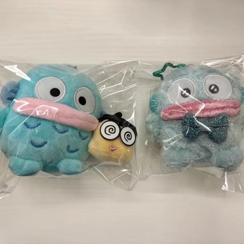 [BUNJANG] Sanrio Hangyodon Sparkling Kkanbu Doll Keychain Bundle Set / [새상품] 산리오 반짝 깐부 인형 키링 한교동 일괄