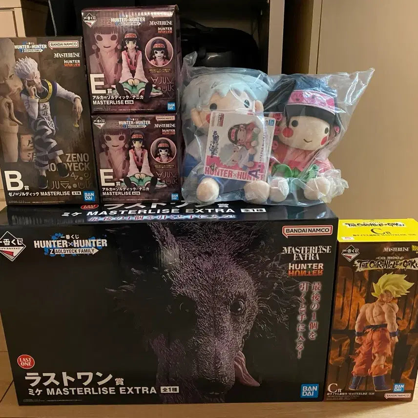 [BUNJANG] Hunter x Hunter Ichiban Kuji Prize A Killua Alluka Plush Doll / 헌터헌터 제일복권 a상 키르아 아르카 인형