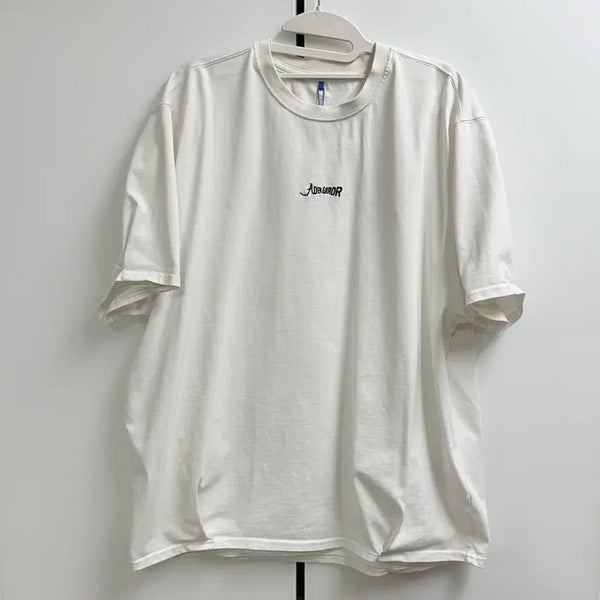 [BUNJANG] Ader Error White Logo Oversized T-Shirt A2 / 아더에러 화이트 로고 오버핏 반팔 티셔츠 A2