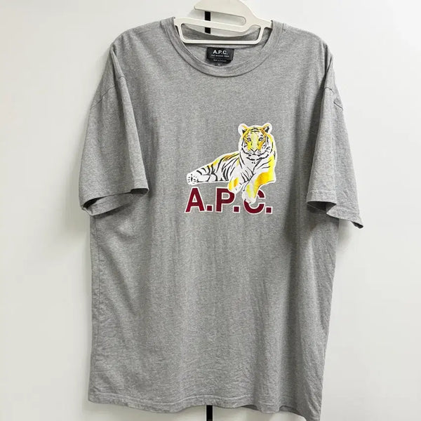 [BUNJANG] A.P.C. Johnson Grey T-Shirt XL / 아페쎄 A.P.C 존슨 그레이 반팔 티셔츠 XL