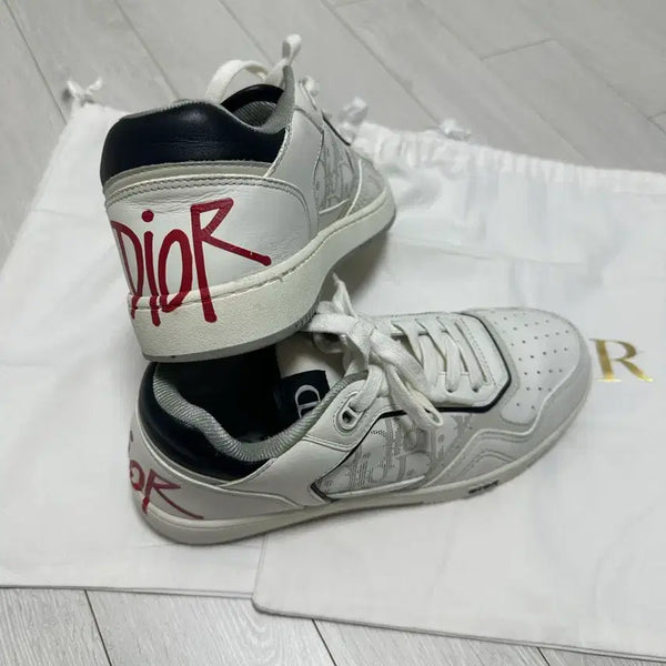 [BUNJANG] Dior x Shawn Stussy B27 Low-Top Sneakers Size 40 / 디올 x 숀 스투시 B27 로우탑 스니커즈 40사이즈