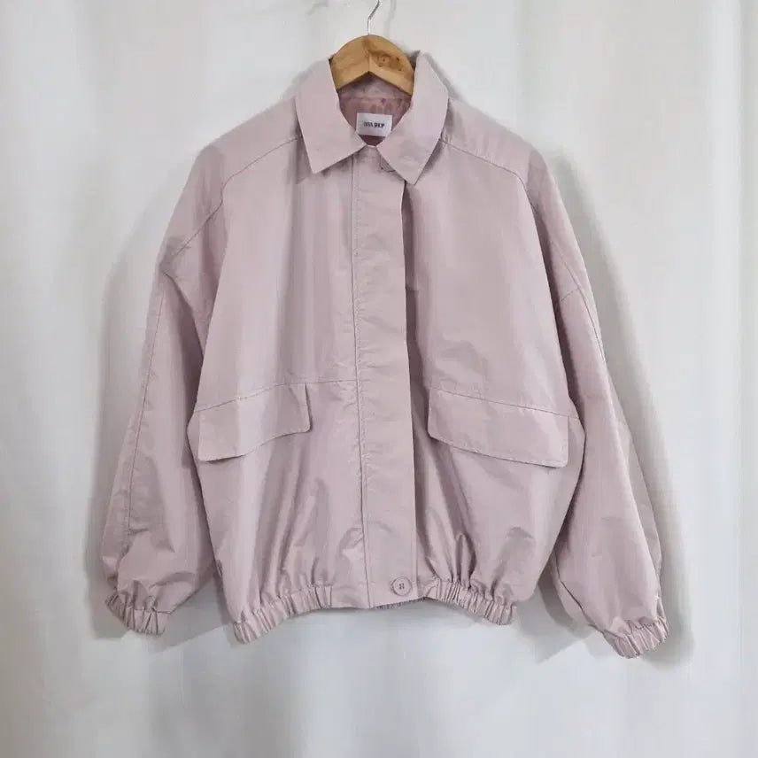 [BUNJANG] DIVA SHOP Pink Bomber Jacket Loose Fit / 디바샵 핑크색 봄버 자켓 루즈핏