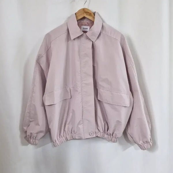 [BUNJANG] DIVA SHOP Pink Bomber Jacket Loose Fit / 디바샵 핑크색 봄버 자켓 루즈핏