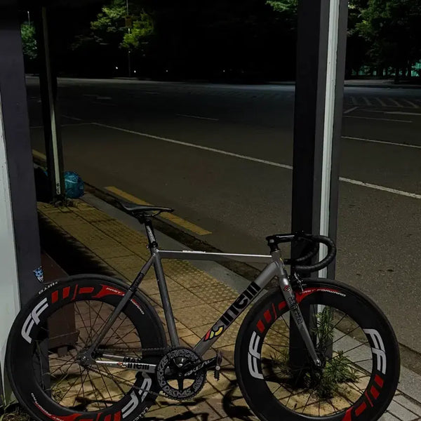 [BUNJANG] Cinelli Mash Bolt 1.0 Track Frame (NOMEK NOMEK Edition) w/ Sugino Crankset - Size M / 치넬리 노먹노크 m사이즈 프레임 희귀매물 급처