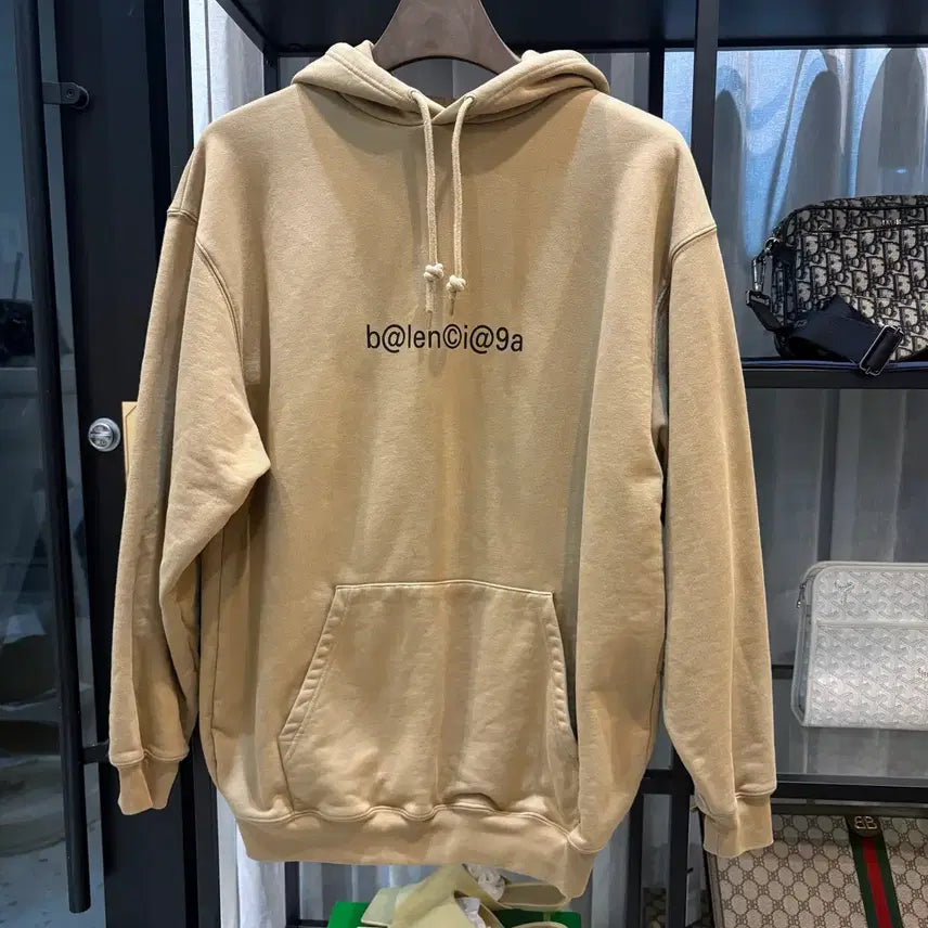 [BUNJANG] Balenciaga Oversized Hoodie Beige XS / [정품] 발렌시아가 후드티