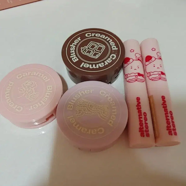 [BUNJANG] Alternative Stereo Caramel Blusher & Multi Highlighter Stick / 얼터너티브스테레오 카라멜블러셔 초코크림,레이시,로즐넛,하이라이터스틱