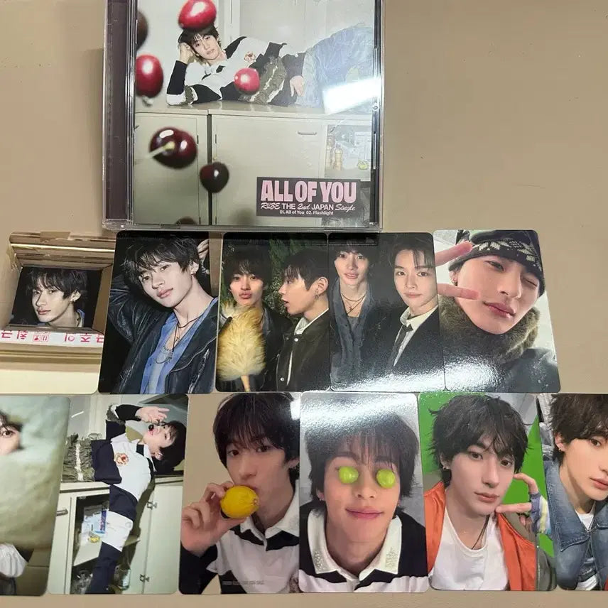 [BUNJANG] RIIZE Anton All You Want Album Bundle Set Photocards / 일괄) 라이즈 앤톤 올옵유 특전 앨범 앨포 판매
