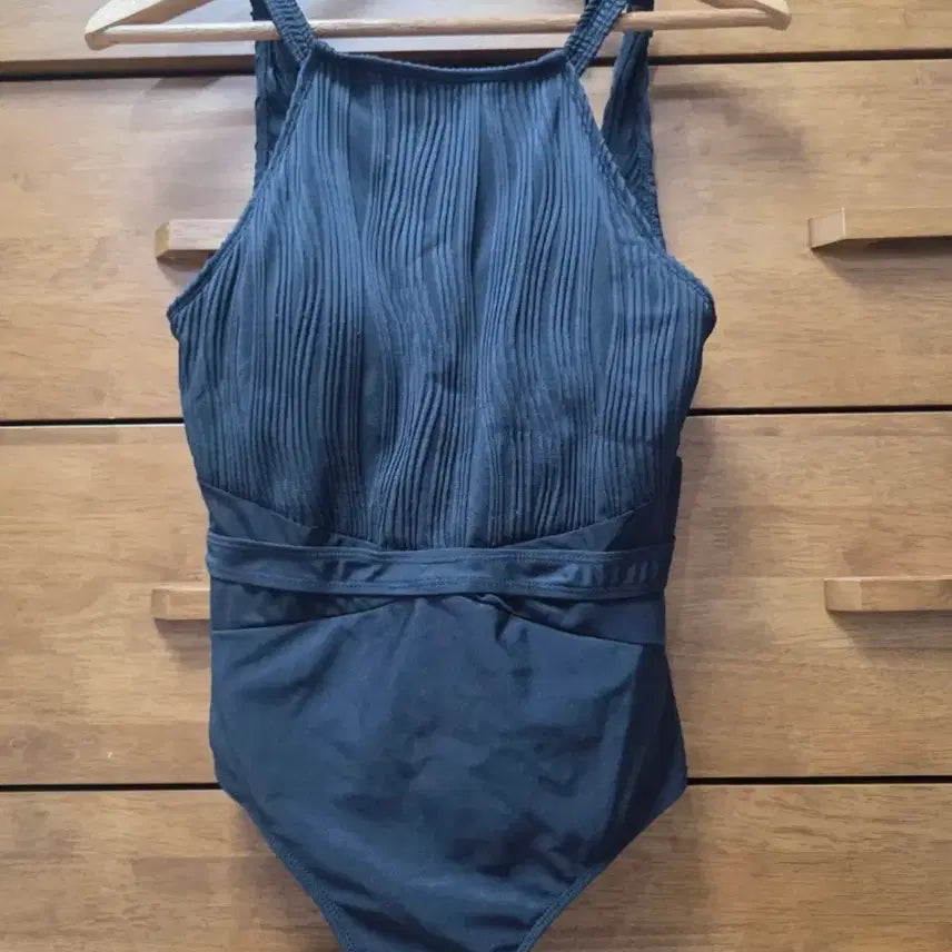 [BUNJANG] Black Shirring Monokini Swimsuit / 블랙 셔링 모노키니 수영복