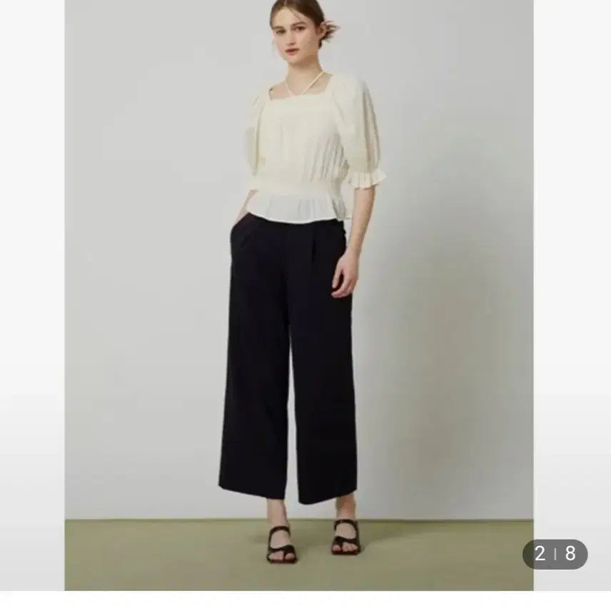 [BUNJANG] CC Collect 2024 Back-Bending Wide Pants / 새상품 20만 CC컬렉트 와이드팬츠24년