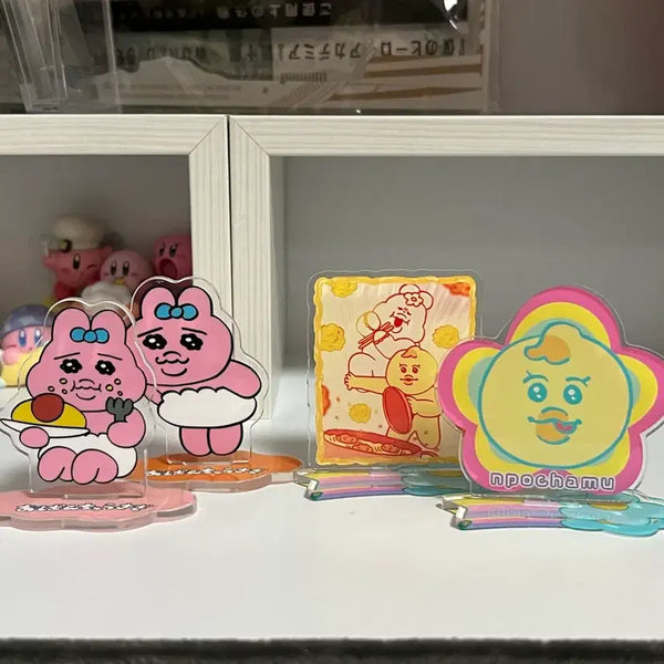 [BUNJANG] Onpochamu Opanchuu Usagi Acrylic Stand Bundle Set / 음뽀챠무 오판츄우사기 아크릴 스탠드 4개 일괄 삔쮸토끼
