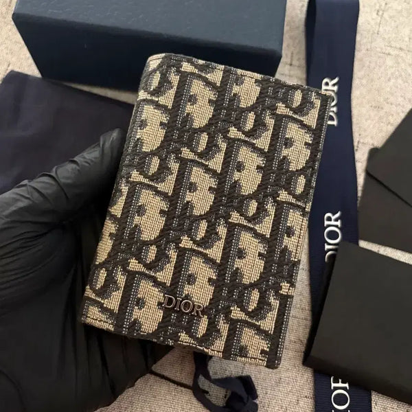 [BUNJANG] Dior Oblique Organizer Card Holder Beige / [새상품/신형]디올 오블리크 오거나이저 카드지갑 베이지