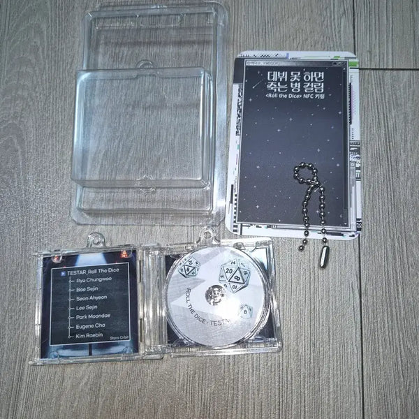 [BUNJANG] TESTAROLDA NFC CD Keyring / 테스타 롤더다 NFC cd 키링