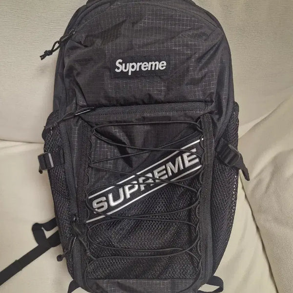 [BUNJANG] Supreme 23FW Backpack Cream / 슈프림 23fw 백팩 새상품(크림발)