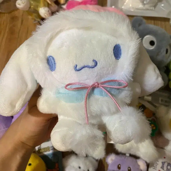 [BUNJANG] Sanrio Cinnamoroll Plush Keychain Color Cape / 정품 산리오 시나모롤 인형 키링 컬러망토