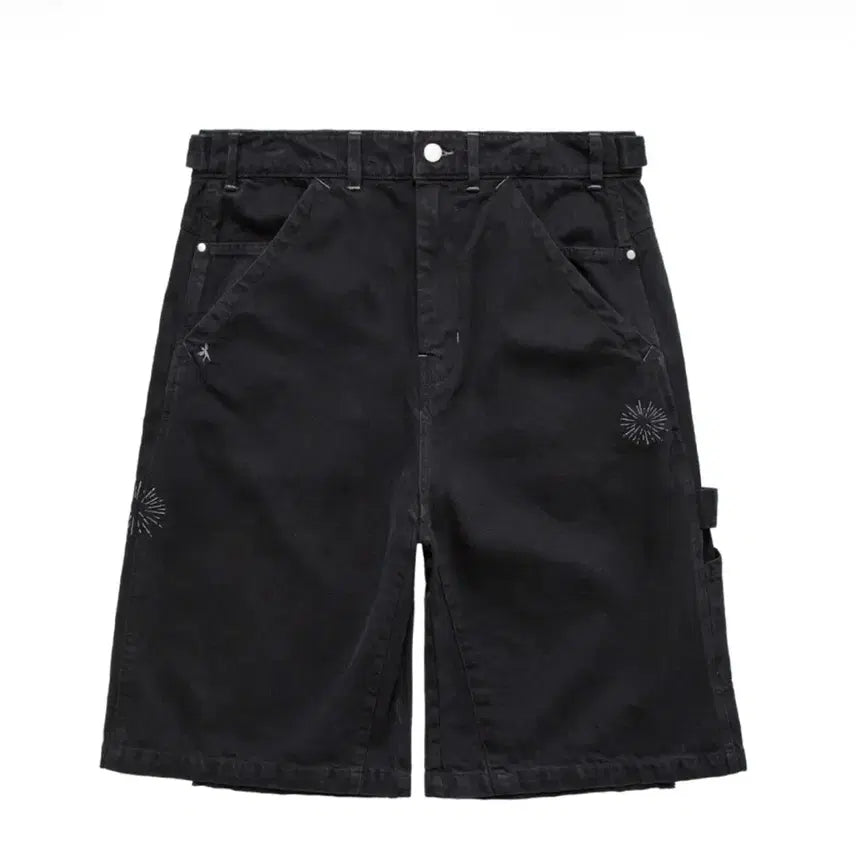 [BUNJANG] Polerouter 1/2 Hammer Denim Pants Washed Black / (4) 폴리테루 1/2 해머 데님 팬츠 워시드 블랙