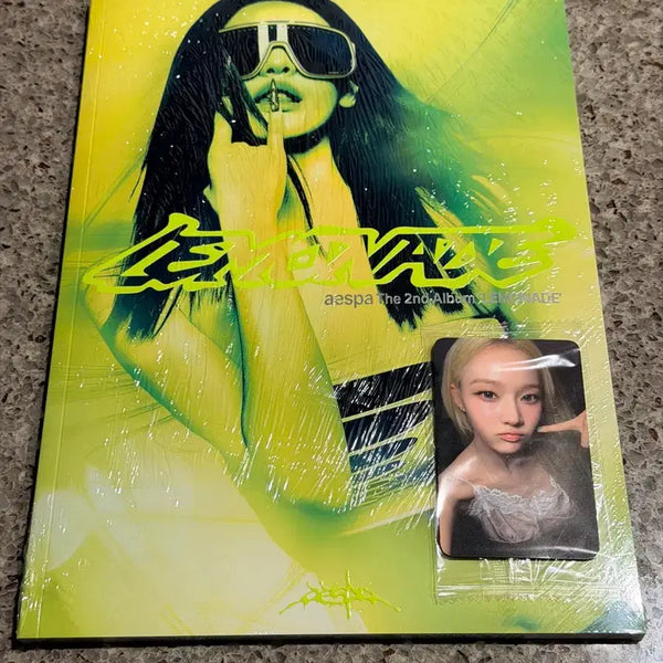 [BUNJANG] Aespa Lemonade Ningning Acid Album & Winter Lucky Draw Photocard / 에스파 Lemonade 닝닝 Acid 앨범 & 윈터 럭드 포카