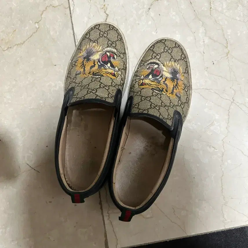 [BUNJANG] Gucci Tiger Sneakers Loafers / **구찌 9(275-280mm) GUCCI 스니커즈 로퍼 운동화 명품