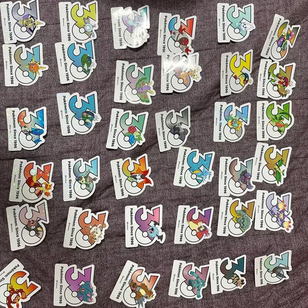 [BUNJANG] Pokemon 30th Anniversary Sticker Bundle (95 pcs) / 포켓몬 30주년 스티커 95장 일괄 판매합니다 희귀 매물 포함