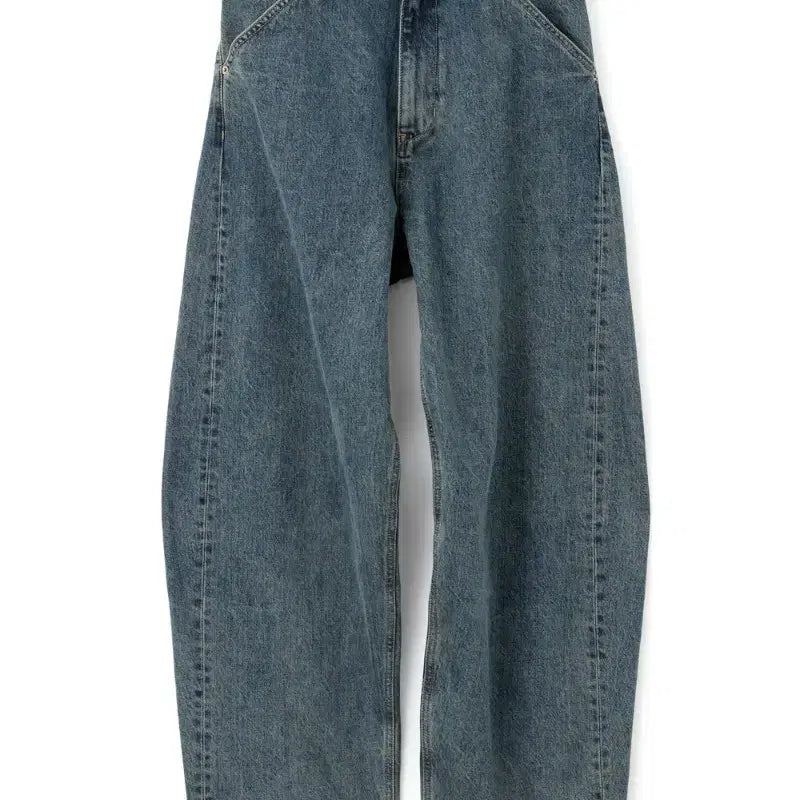 [BUNJANG] HAECHINGROOM Curved Vintage Blue Jeans (Size L) / 해칭룸 커브진 빈티지 블루 (4size)