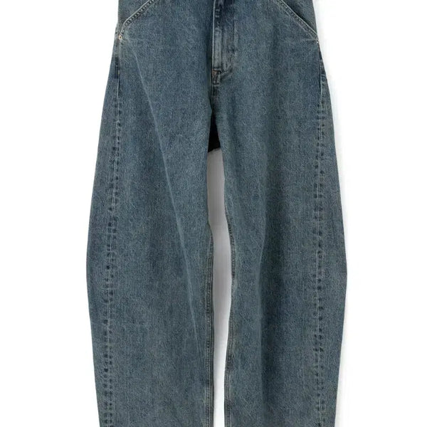 [BUNJANG] HAECHINGROOM Curved Vintage Blue Jeans (Size L) / 해칭룸 커브진 빈티지 블루 (4size)