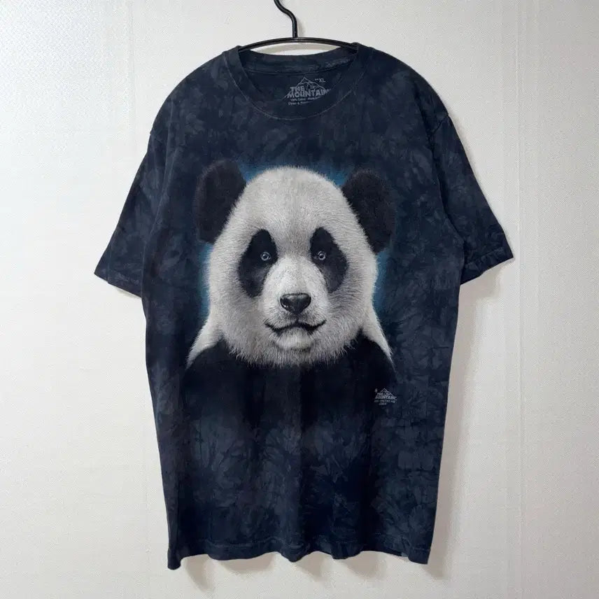 [BUNJANG] The Mountain Vintage Tie-Dye Panda Printing T-Shirt / 더 마운틴 빈티지 타이다이 판다 프린팅 티셔츠