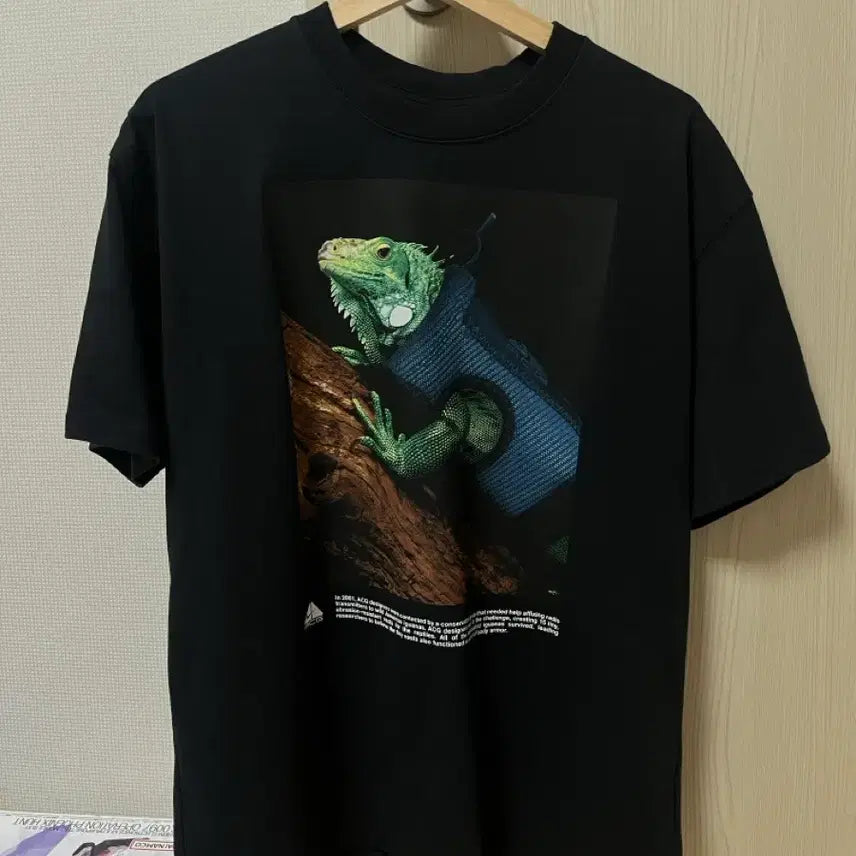 [BUNJANG] Nike ACG Iguana T-Shirt Black L / 나이키 ACG 이구아나 반팔 티셔츠 블랙  L