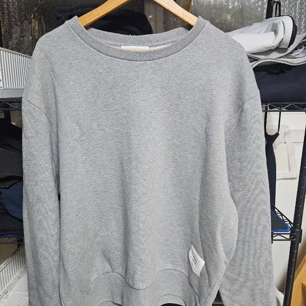 [BUNJANG] Thom Browne Back Tricolor Sweatshirt Gray / 톰브라운 백삼선 그레이 맨투맨