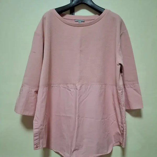 [BUNJANG] COS Pink 8/10 Sleeve Blouse / COS 핑크색 상의  66날씬77   작은이염있음