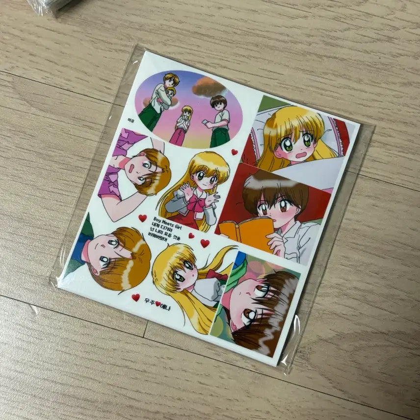 [BUNJANG] Dadada Transparent Stickers (10pcs) / 다다다 인스