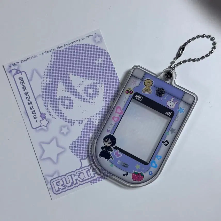 [BUNJANG] Bleach 20th Anniversary Acrylic Keyring Rukia / 블리치전 아크릴 키링 루키아