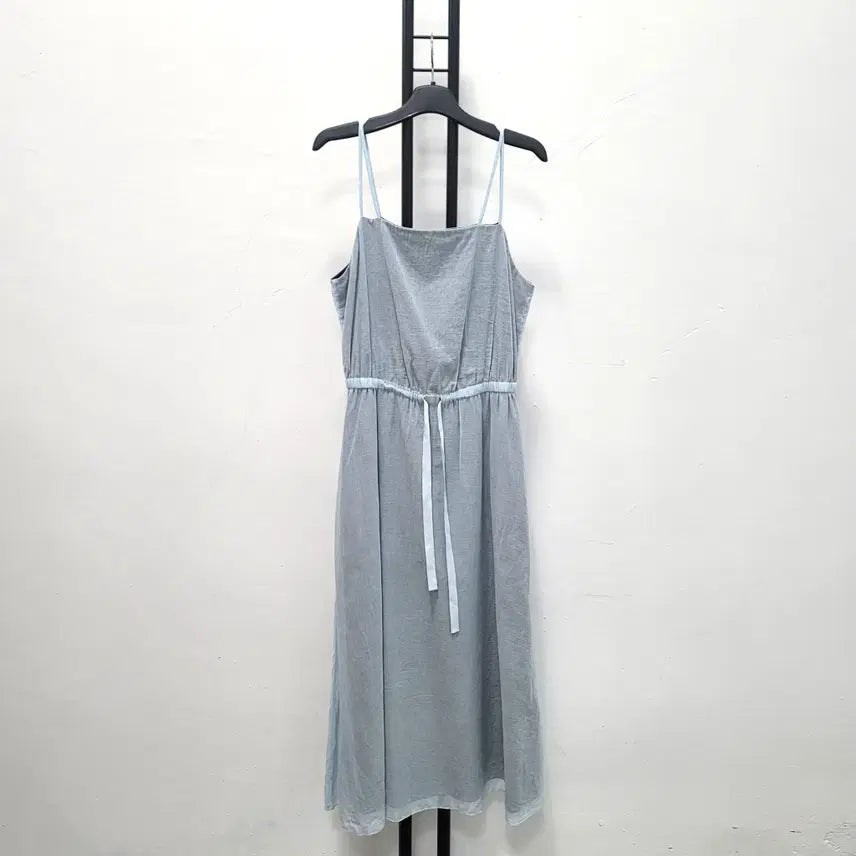 [BUNJANG] Theory Mint Spaghetti Strap Long Dress / 정품 띠어리 THEORY 민트색 끈나시 원피스