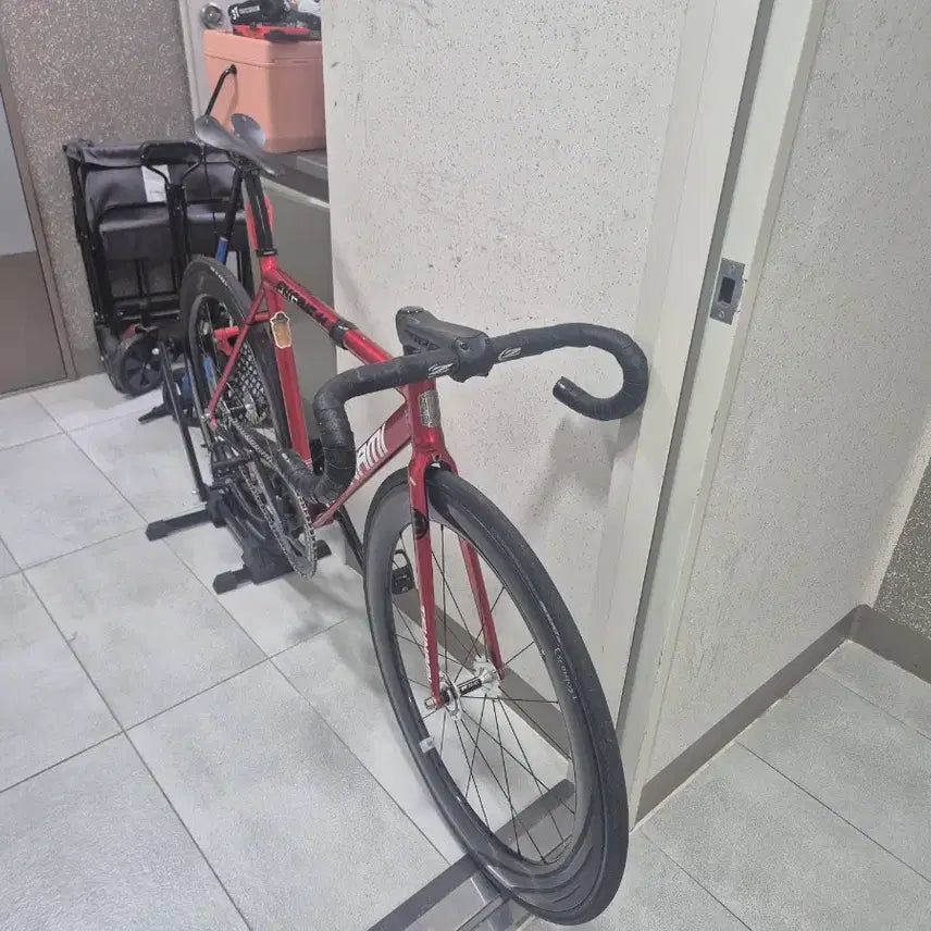 [BUNJANG] Tsunami SNM100 Red Wine Bicycle Frame / 쓰나미 snm100 래드와인
