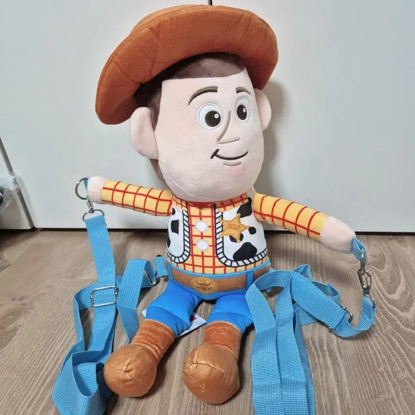 [BUNJANG] Disney Official Toy Story Woody Plush Bag Backpack / 디즈니 정품)토이스토리 우디 봉제가방(백팩)