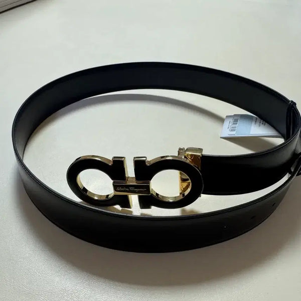 [BUNJANG] Ferragamo Gancini Men's Belt Size 95 / (새상품) 페라가모 간치니 남자 벨트(679494) 95사이즈