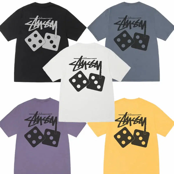 [BUNJANG] Stussy Dice Pigment Short Sleeve T-Shirt (Unisex) / 정품/새상품) STUSSY 스투시 다이스 피그먼트 반팔 티셔츠 남녀공용