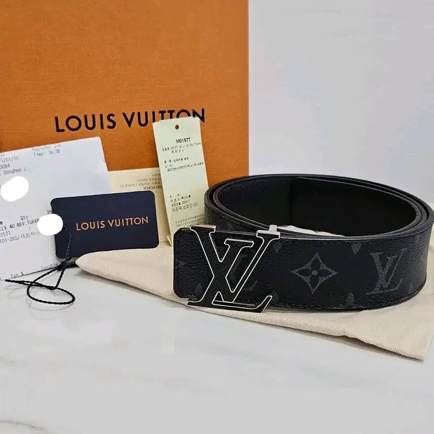 [BUNJANG] Louis Vuitton Eclipse Reversible Belt / [38/95] 루이비통 이클립스 리버서블 벨트